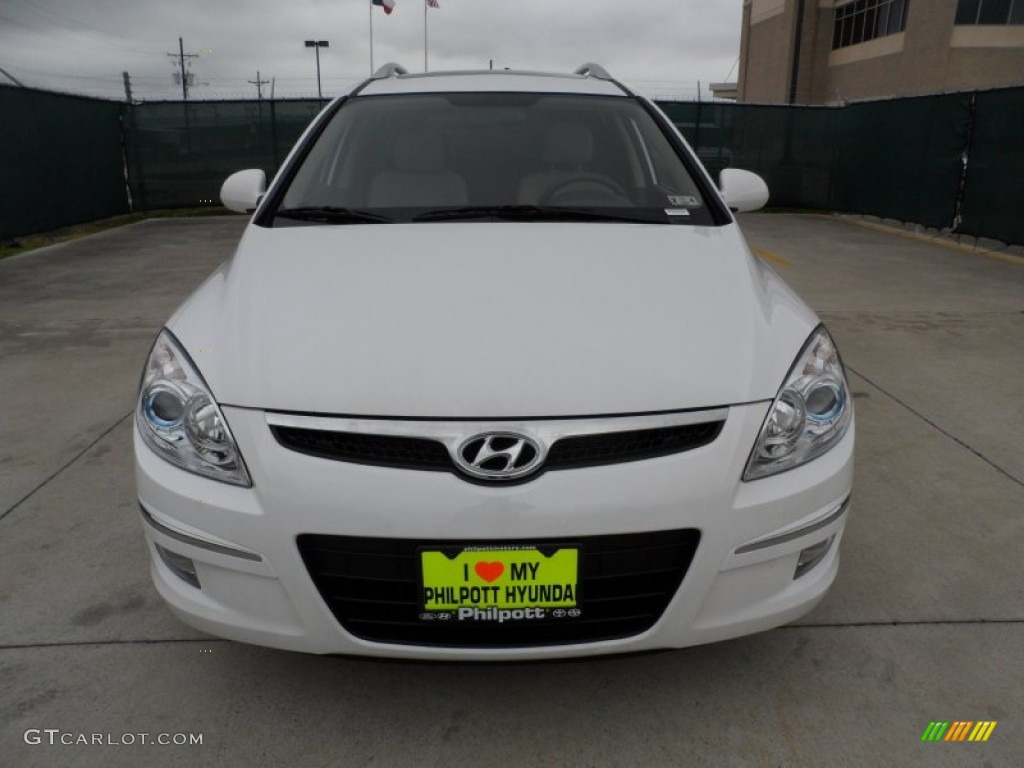 2012 Elantra SE Touring - Shimmering White / Beige photo #8