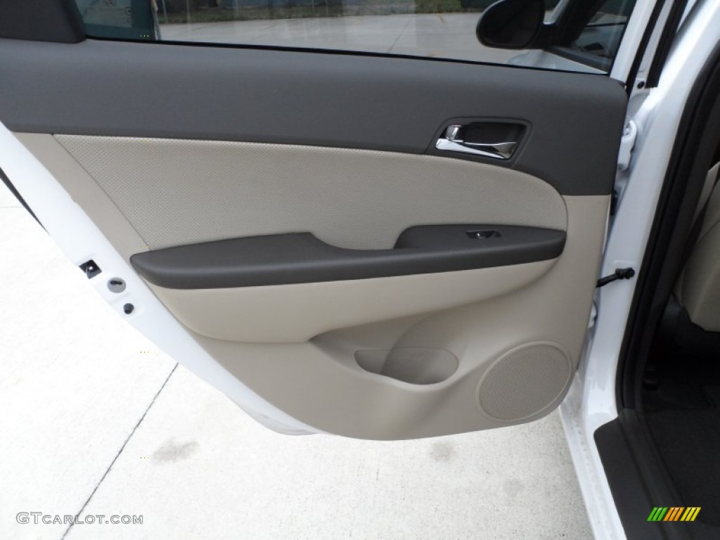 2012 Elantra SE Touring - Shimmering White / Beige photo #21