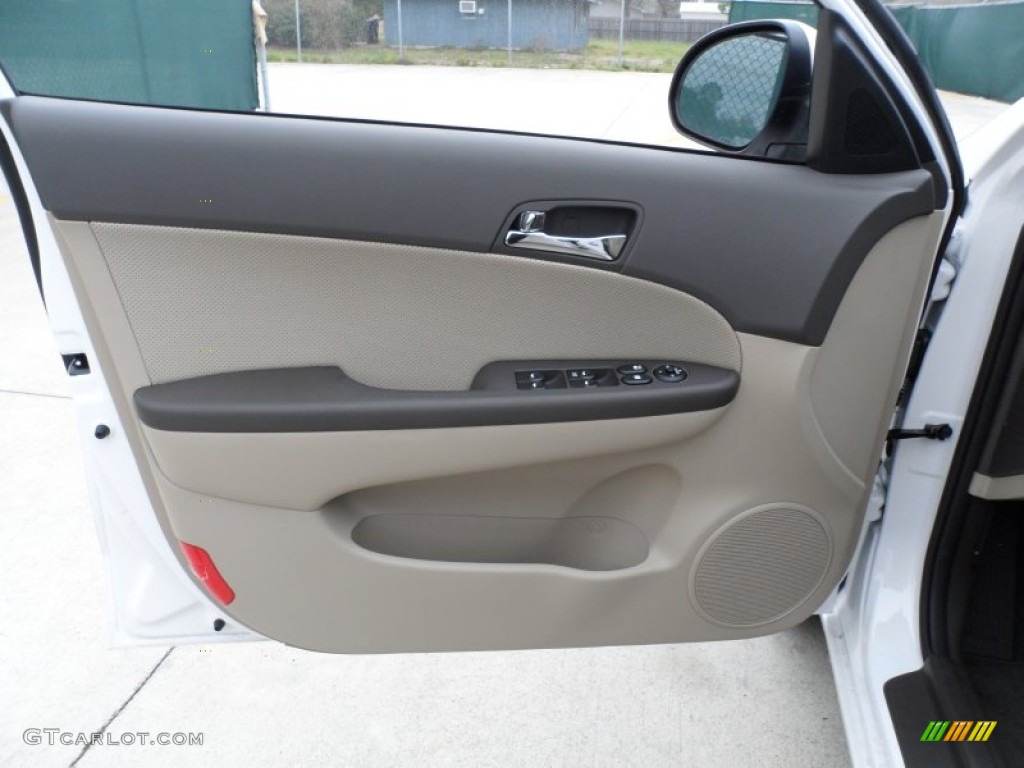 2012 Elantra SE Touring - Shimmering White / Beige photo #23
