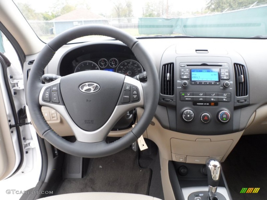 2012 Elantra SE Touring - Shimmering White / Beige photo #28