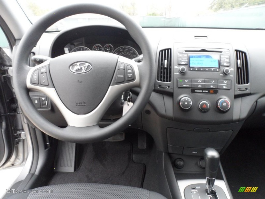 2012 Hyundai Elantra GLS Touring Black Dashboard Photo #61283777