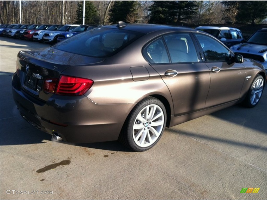 2012 5 Series 535i xDrive Sedan - Mojave Brown Metallic / Venetian Beige photo #2