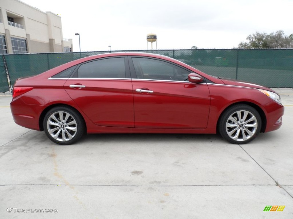 Sparkling Ruby Red 2012 Hyundai Sonata Limited 2.0T Exterior Photo #61284665