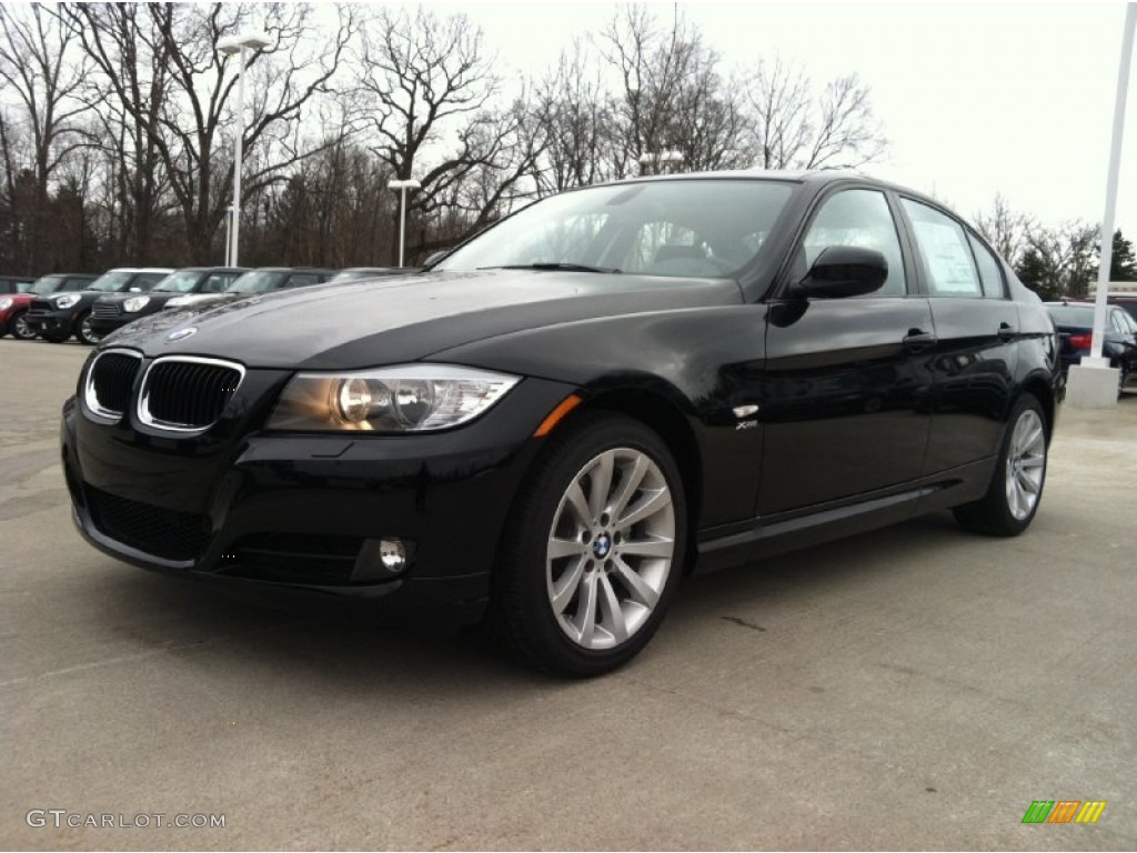 2011 3 Series 328i xDrive Sedan - Jet Black / Black photo #1