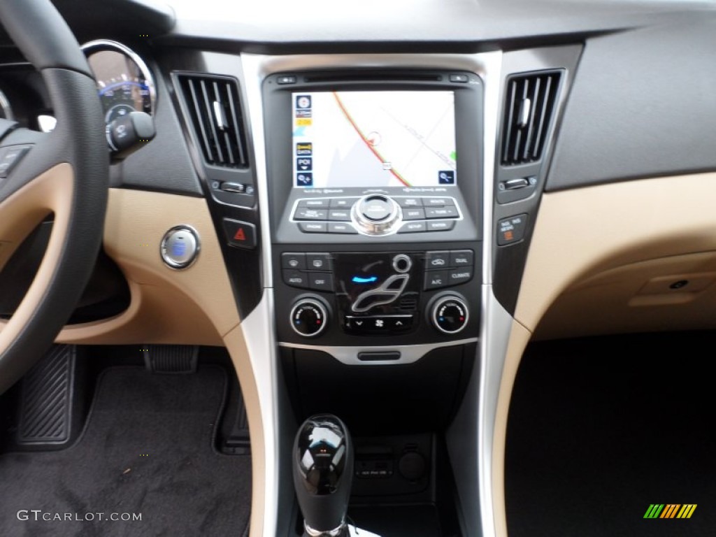 2012 Sonata Limited 2.0T - Sparkling Ruby Red / Camel photo #30