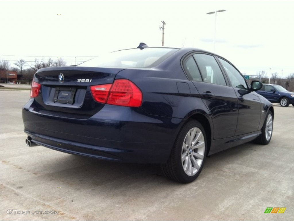 2011 3 Series 328i xDrive Sedan - Deep Sea Blue Metallic / Saddle Brown Dakota Leather photo #2