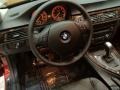 2011 BMW 3 Series Black Interior Steering Wheel Photo