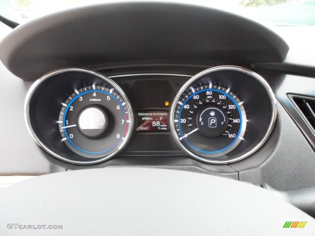 2012 Hyundai Sonata Limited Gauges Photos
