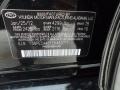 7B: Midnight Black 2012 Hyundai Sonata Limited Color Code
