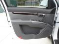 Gray 2012 Hyundai Santa Fe SE V6 Door Panel