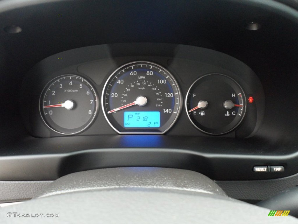 2012 Hyundai Santa Fe SE V6 Gauges Photo #61285295