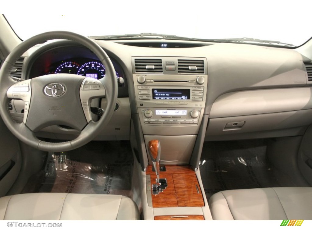 2010 Toyota Camry XLE V6 Ash Gray Dashboard Photo #61285430