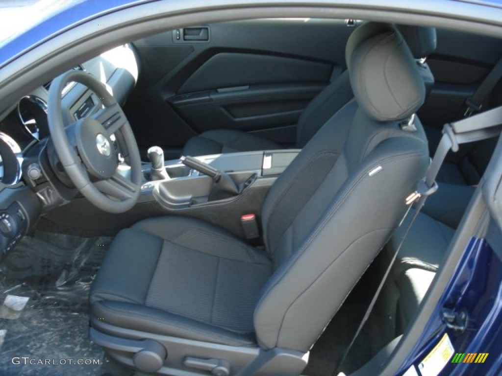 Charcoal Black Interior 2012 Ford Mustang V6 Coupe Photo #61286903