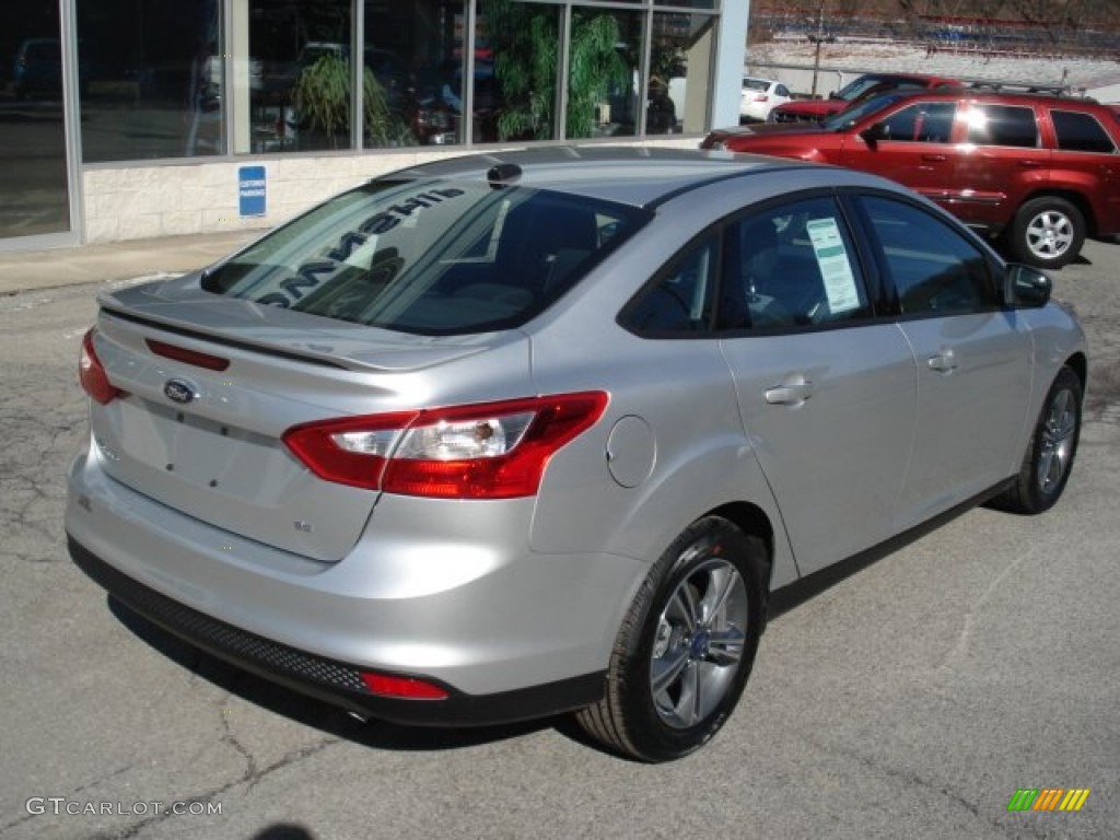 2012 Focus SE Sport Sedan - Ingot Silver Metallic / Two-Tone Sport photo #8