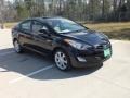 2012 Black Noir Pearl Hyundai Elantra Limited  photo #1