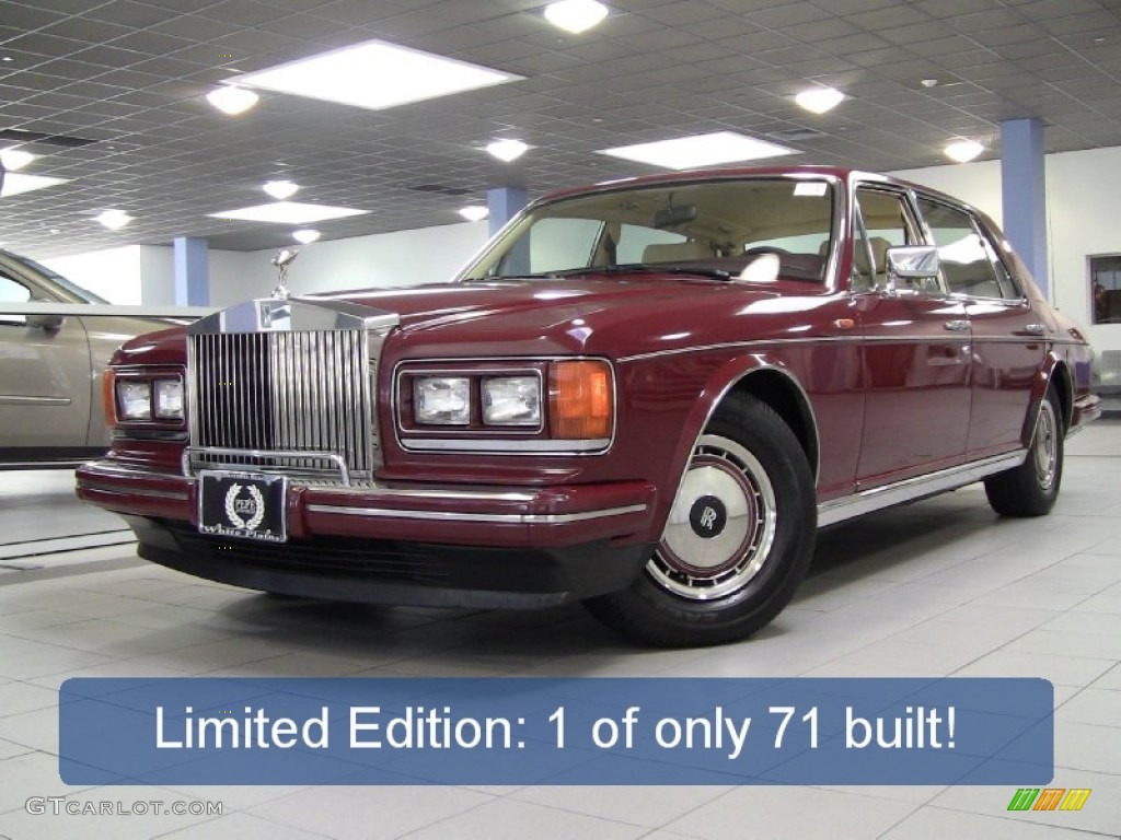 Claret Red Rolls-Royce Silver Spur