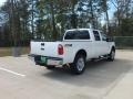 2012 White Platinum Metallic Tri-Coat Ford F250 Super Duty Lariat Crew Cab 4x4  photo #3