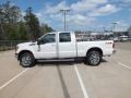 2012 White Platinum Metallic Tri-Coat Ford F250 Super Duty Lariat Crew Cab 4x4  photo #6