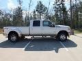 2012 White Platinum Metallic Tri-Coat Ford F350 Super Duty King Ranch Crew Cab 4x4 Dually  photo #2