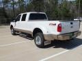 2012 White Platinum Metallic Tri-Coat Ford F350 Super Duty King Ranch Crew Cab 4x4 Dually  photo #5