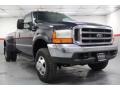 2000 Deep Wedgewood Blue Metallic Ford F350 Super Duty XLT Extended Cab 4x4 Dually  photo #5