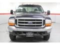 2000 Deep Wedgewood Blue Metallic Ford F350 Super Duty XLT Extended Cab 4x4 Dually  photo #10