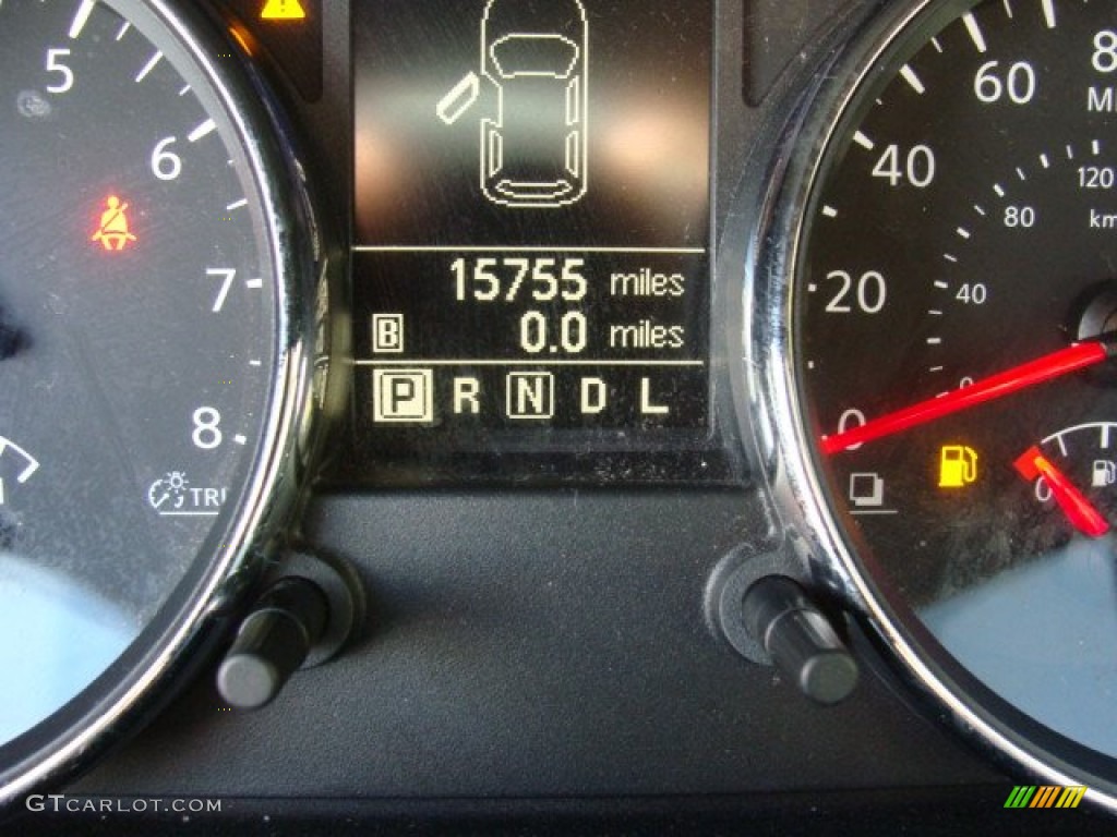 2011 Rogue SL AWD - Wicked Black / Black photo #10