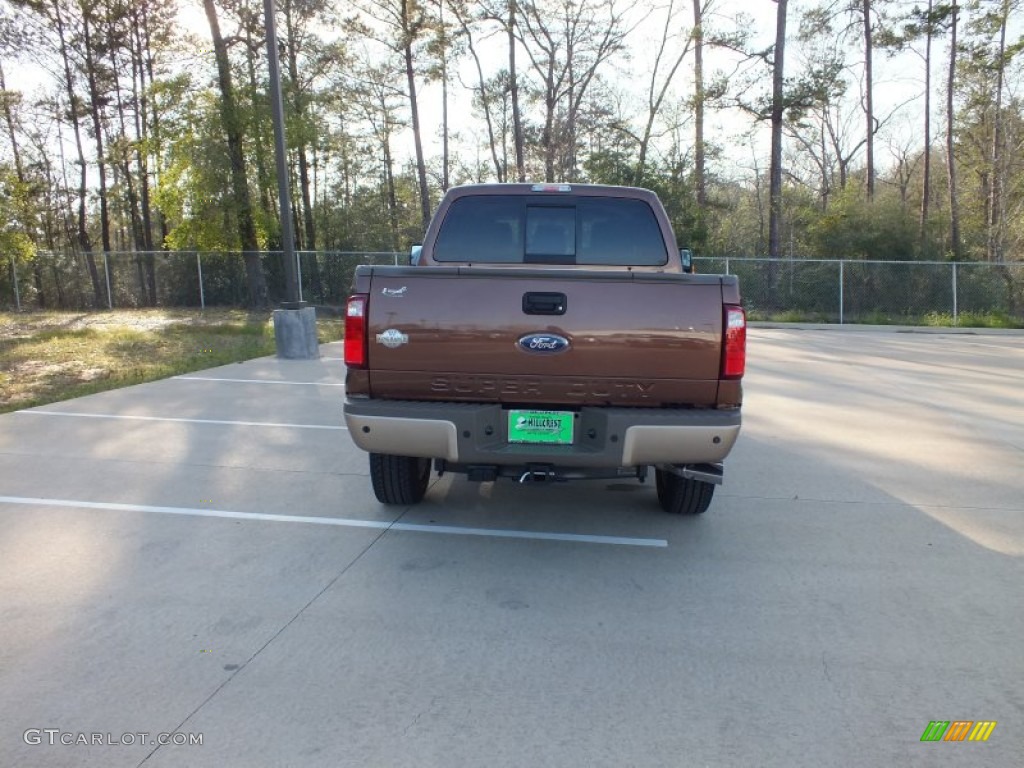 2012 F250 Super Duty King Ranch Crew Cab 4x4 - Golden Bronze Metallic / Chaparral Leather photo #4