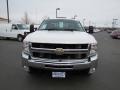 2009 Summit White Chevrolet Silverado 3500HD LTZ Crew Cab 4x4 Dually  photo #2