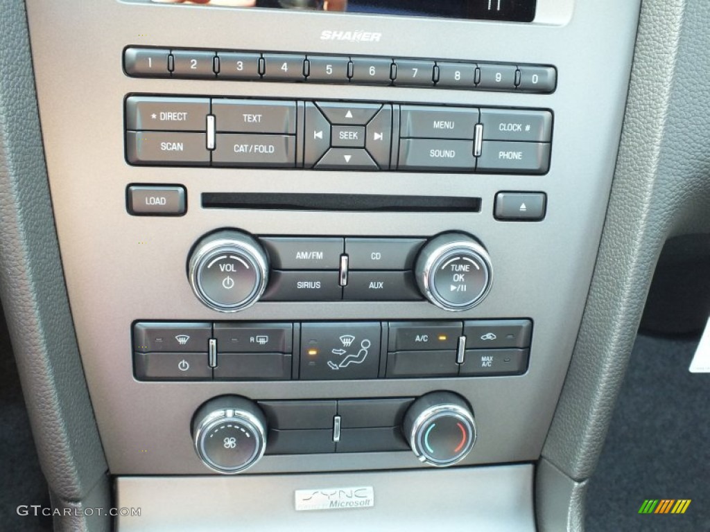 2012 Ford Mustang GT Premium Coupe Controls Photo #61292247