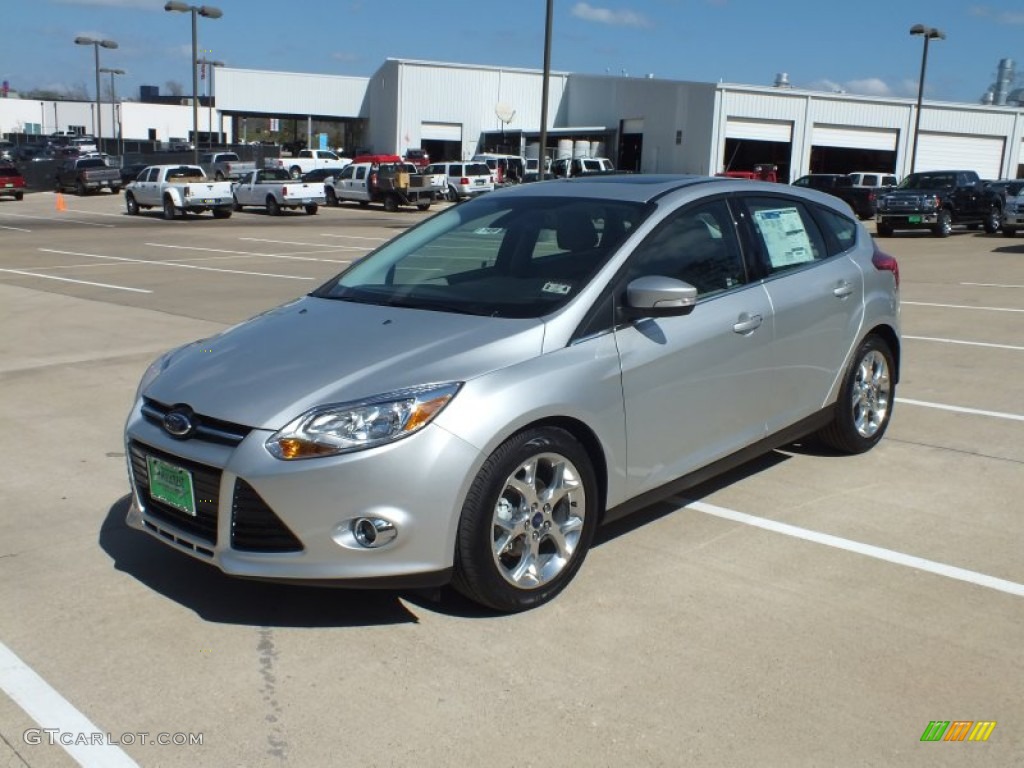 2012 Focus SEL 5-Door - Ingot Silver Metallic / Stone photo #7