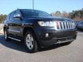 2011 Brilliant Black Crystal Pearl Jeep Grand Cherokee Overland 4x4  photo #7