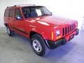 2001 Flame Red Jeep Cherokee Sport 4x4  photo #1