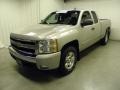 2008 Silver Birch Metallic Chevrolet Silverado 1500 Z71 Extended Cab  photo #3