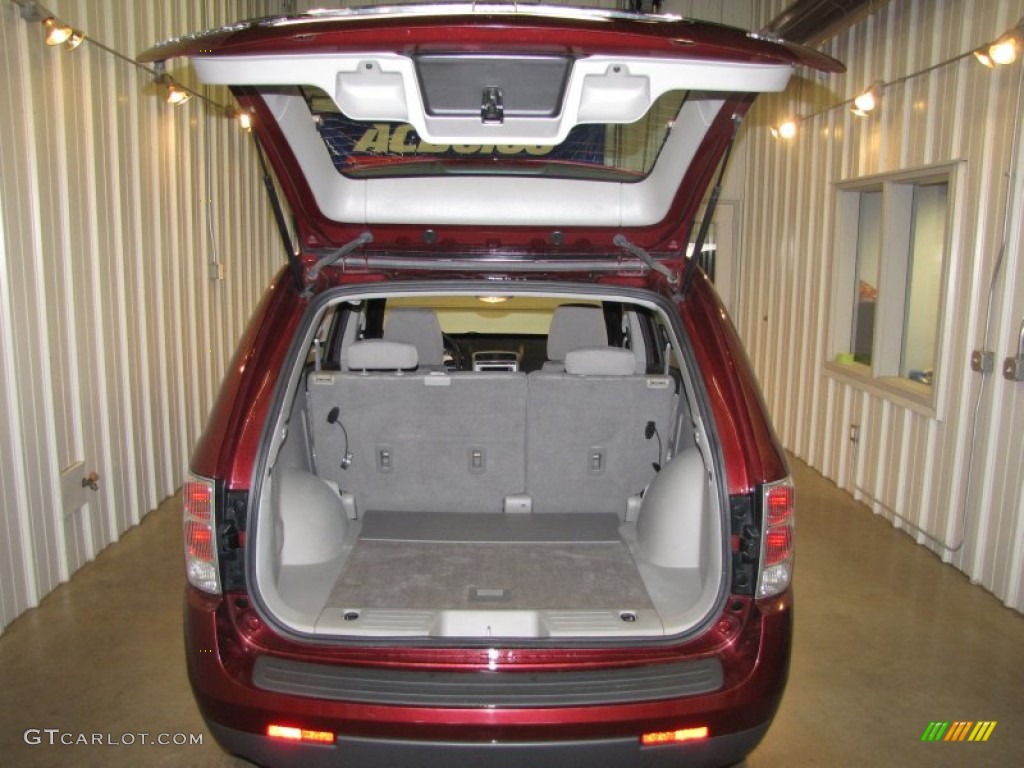 2007 Equinox LS AWD - Deep Ruby Metallic / Light Gray photo #7