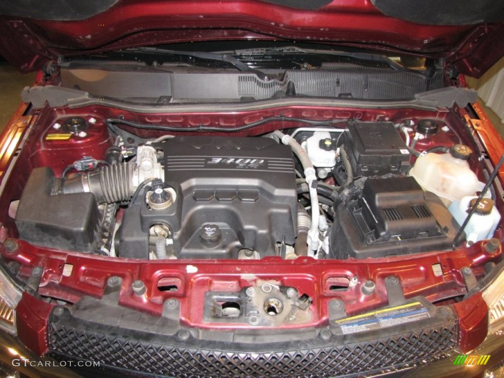 2007 Equinox LS AWD - Deep Ruby Metallic / Light Gray photo #8