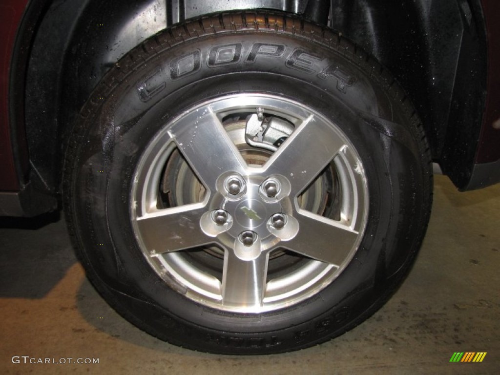 2007 Equinox LS AWD - Deep Ruby Metallic / Light Gray photo #11