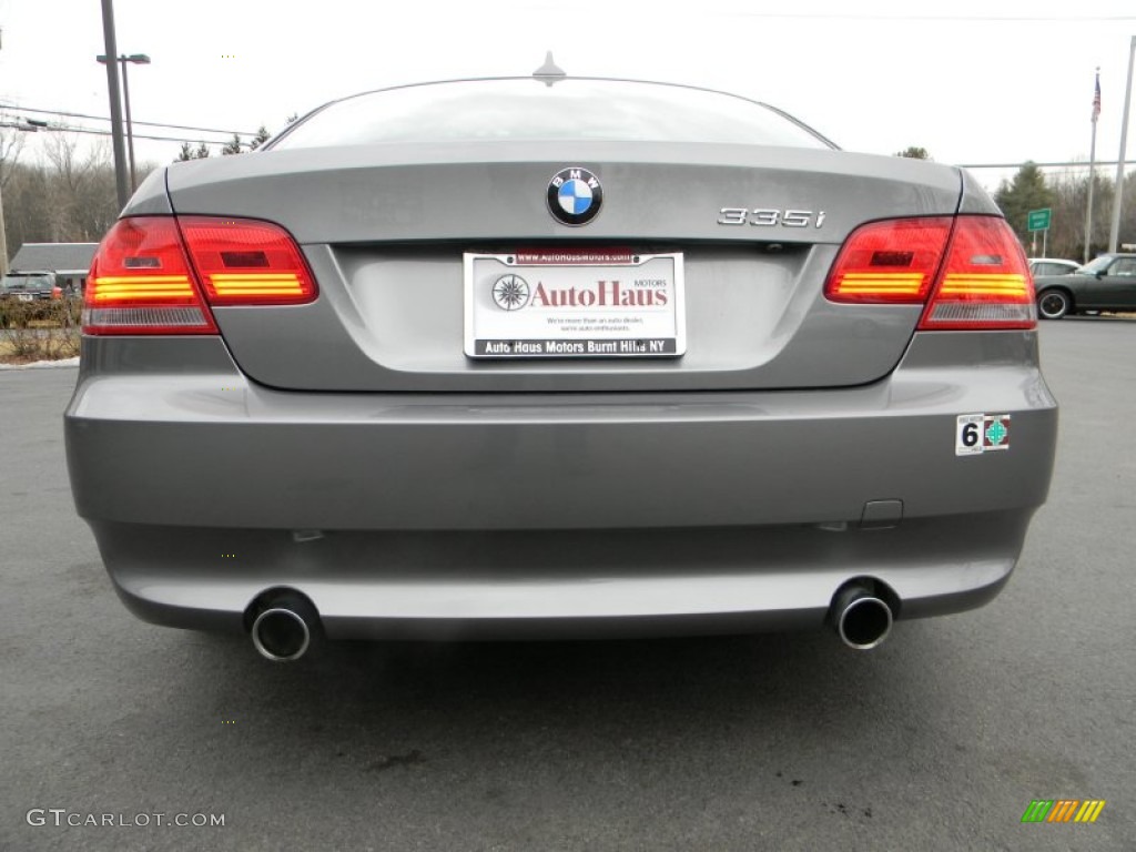 2009 3 Series 335i Coupe - Space Grey Metallic / Black photo #9