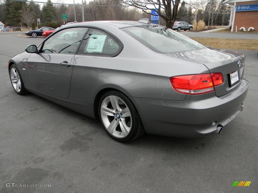 2009 3 Series 335i Coupe - Space Grey Metallic / Black photo #11