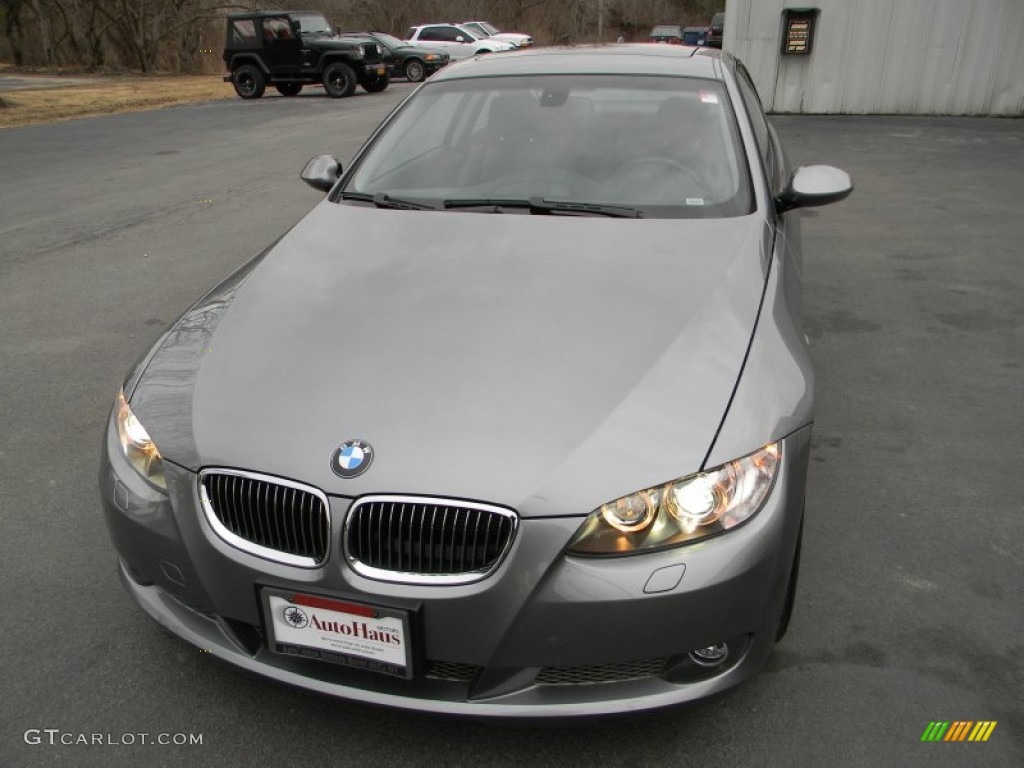 2009 3 Series 335i Coupe - Space Grey Metallic / Black photo #19