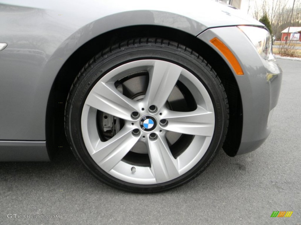 2009 3 Series 335i Coupe - Space Grey Metallic / Black photo #27
