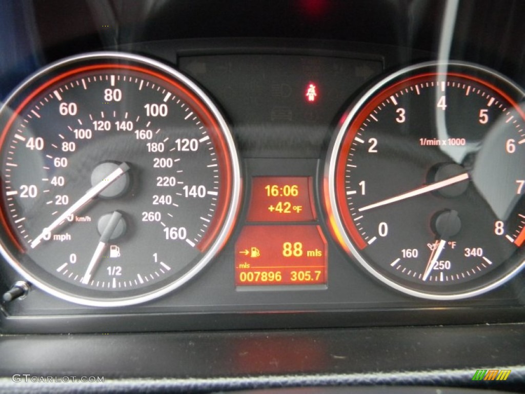 2009 3 Series 335i Coupe - Space Grey Metallic / Black photo #37