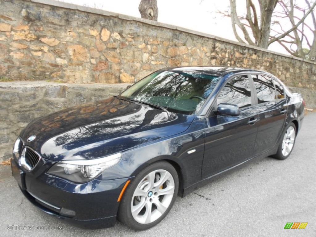 Monaco Blue Metallic 2008 BMW 5 Series 535i Sedan Exterior Photo #61298016