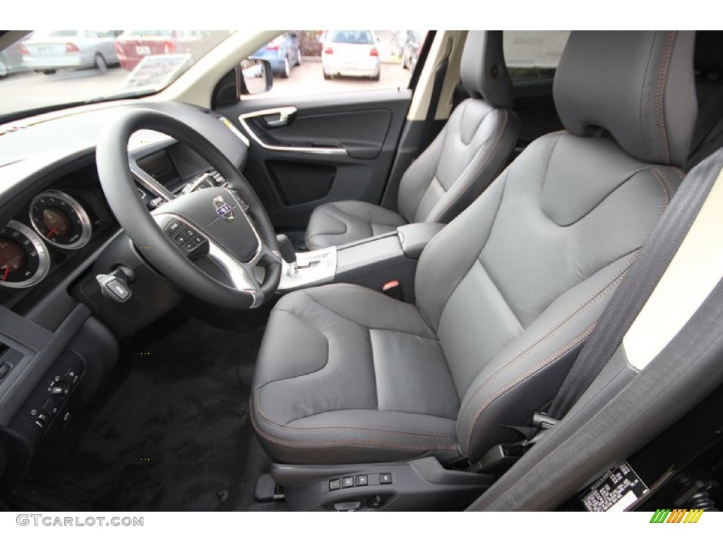 Off Black Interior 2012 Volvo XC60 T6 AWD Photo #61298108