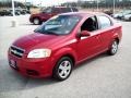 2010 Sport Red Chevrolet Aveo LT Sedan  photo #10