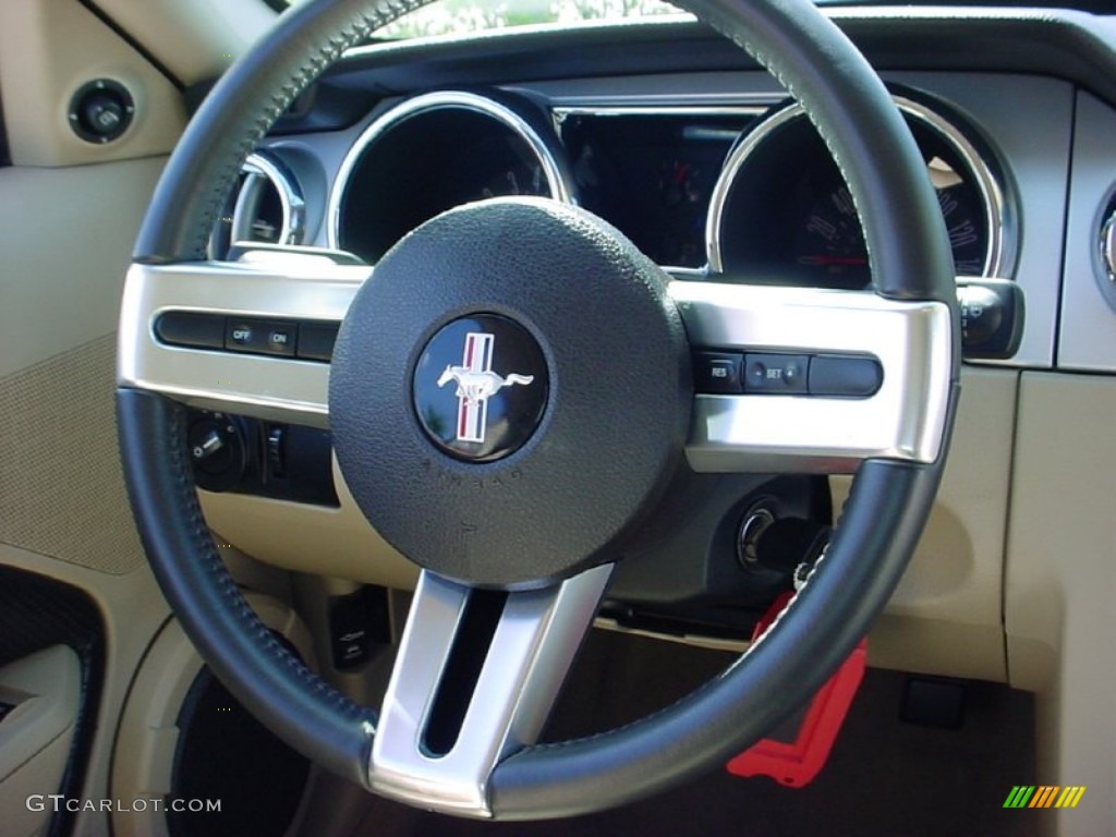 2006 Mustang GT Premium Coupe - Vista Blue Metallic / Light Parchment photo #22