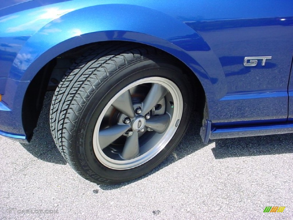 2006 Mustang GT Premium Coupe - Vista Blue Metallic / Light Parchment photo #26