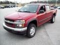 2006 Cherry Red Metallic Chevrolet Colorado LT Crew Cab 4x4  photo #10