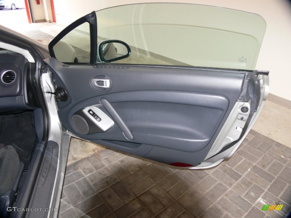 2009 Eclipse GS Coupe - Quicksilver Pearl / Dark Charcoal photo #16