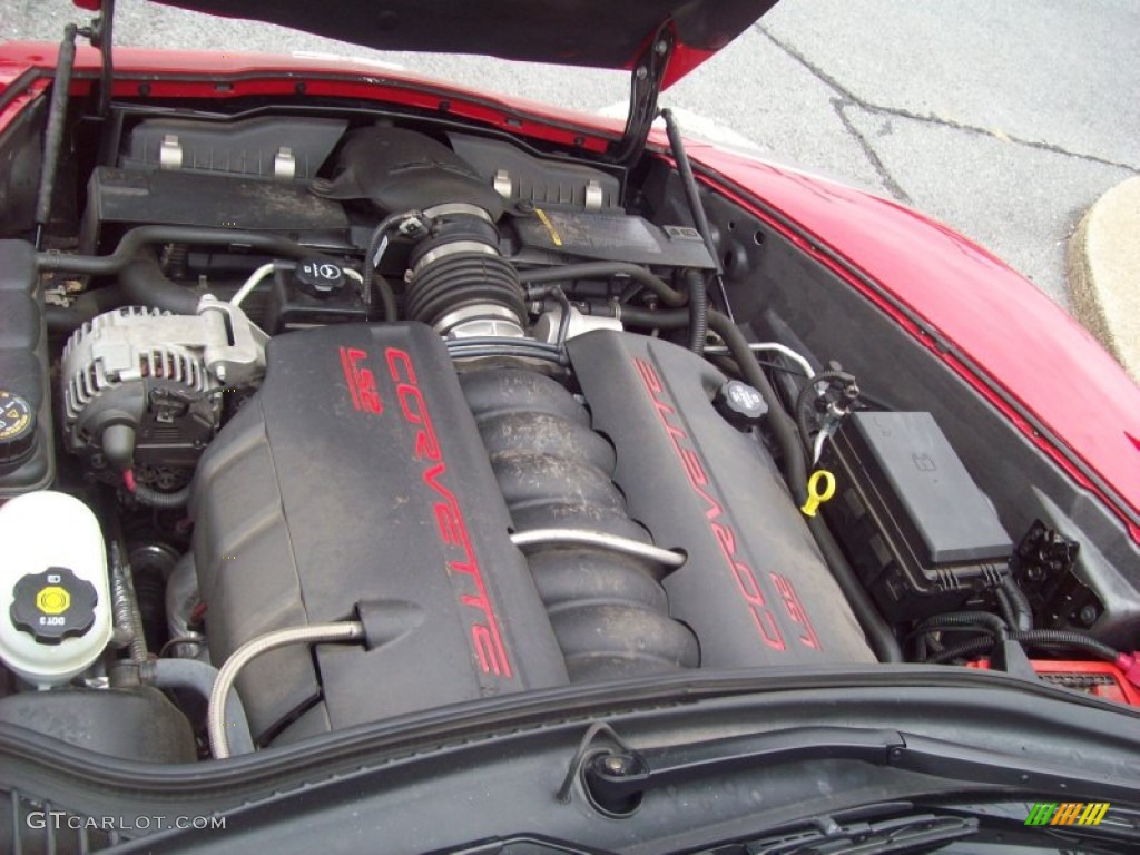 2005 Corvette Convertible - Precision Red / Ebony photo #24